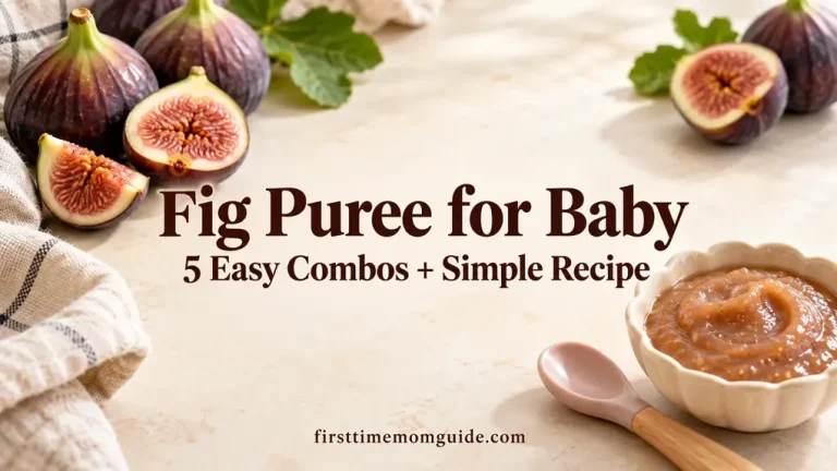 Combos + Simple Recipe” and firsttimemomguide.com at the bottom.
